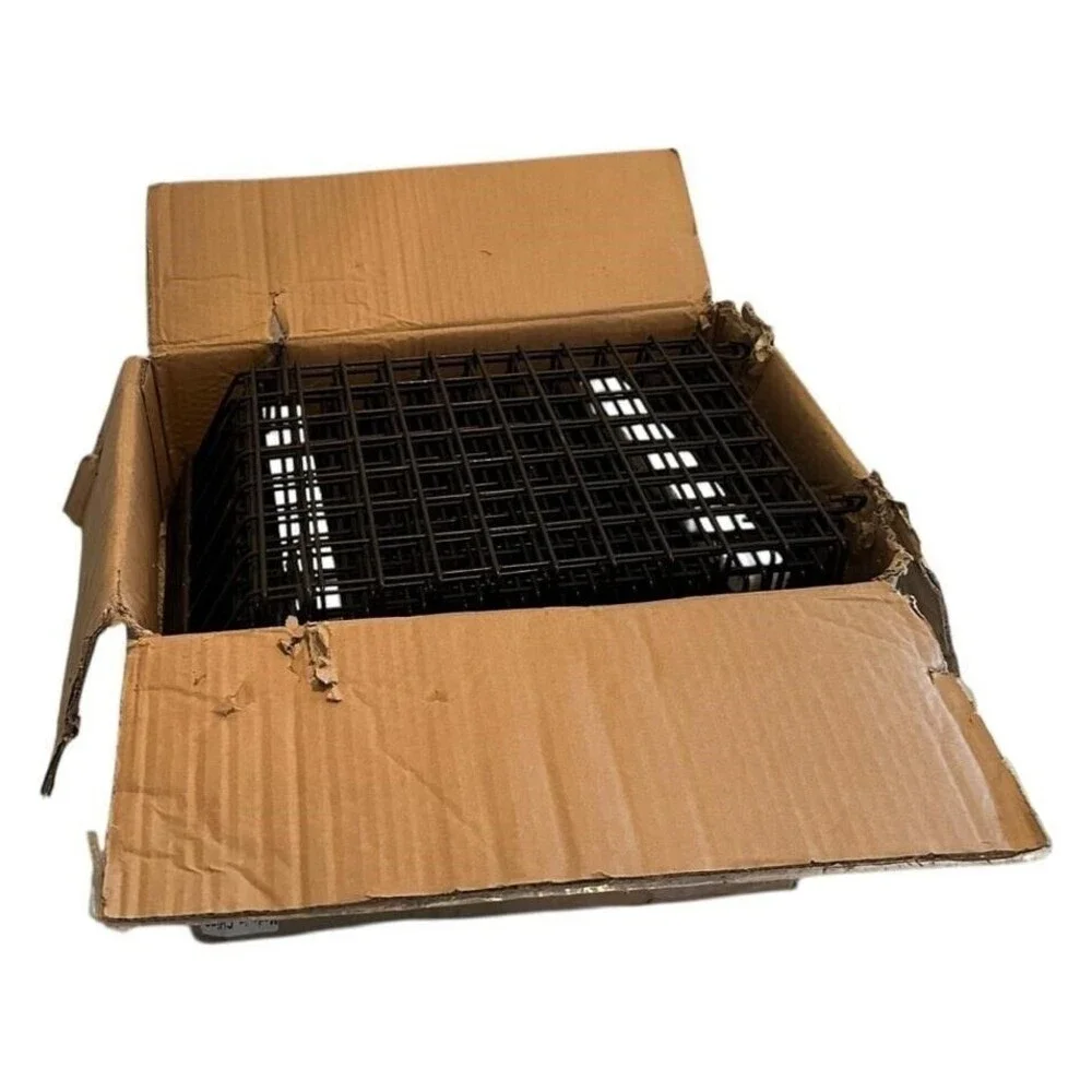 BENOSS Metal Fruit Basket w/Wheels Fruit & Vegetable Storage 5pc Stackable Bins